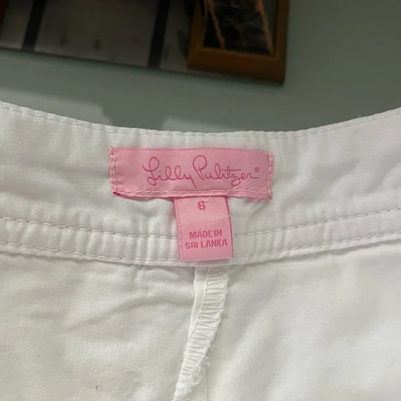 Lilly Pulitzer White Scalloped Skirt - Picture 4 of 4